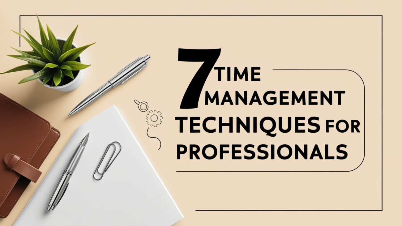 7 Time Management Techniques for Professionals