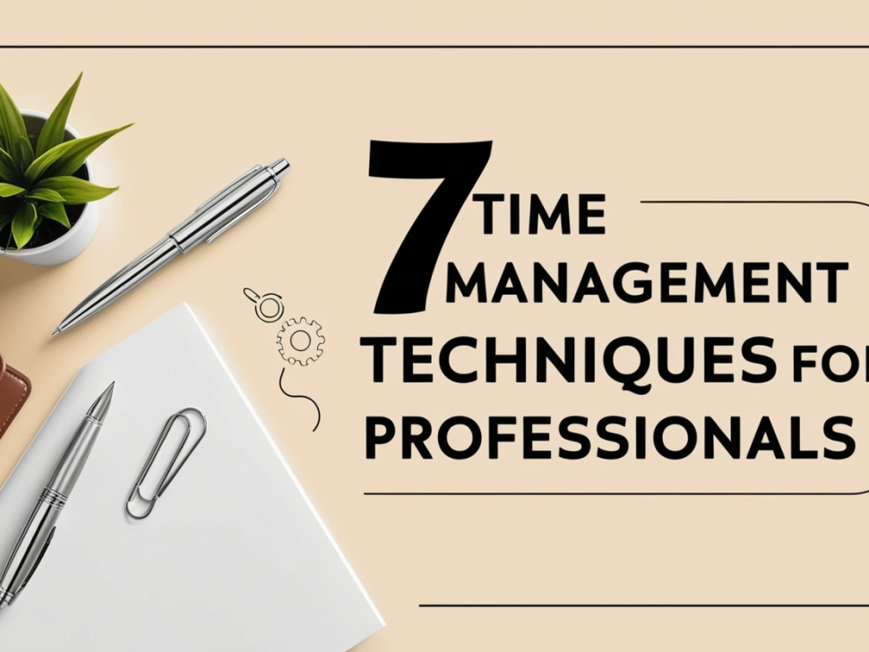 7 Time Management Techniques for Professionals